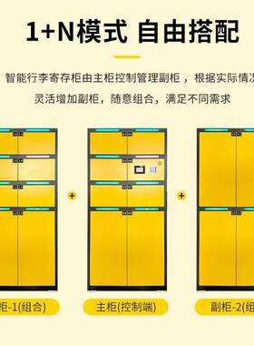 957景火车站智能自行李寄厂存柜微信扫码收费存取区储物柜家直助