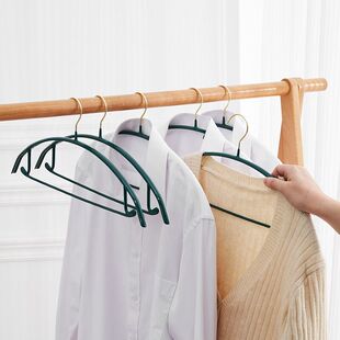 家用阳台衣架挂衣肩无痕加粗防滑晾衣架不起包学生收纳凉衣服撑子