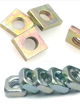 GB39四方螺母四方螺帽方螺母方型螺母M3M4M5681012