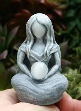 独立站新款MoonGoddess Statue月亮女神雕像树脂工艺摆件厂家直供
