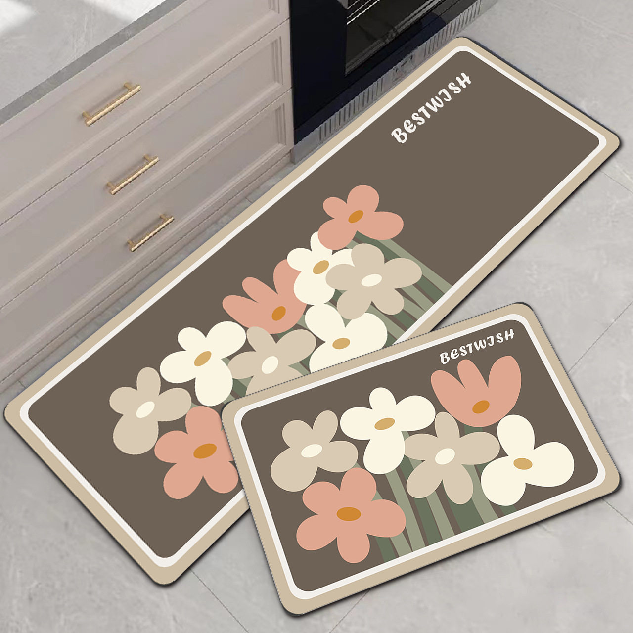 新款 厨房专用硅藻泥垫子防脏长脚垫防滑吸水防油门口耐脏可擦免,个性定制/设计服务/DIY,地毯/地垫定制,淘宝优惠券,粉丝福利购,淘宝优惠卷