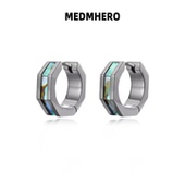 MEDM HERO极光幻影耳环男纯银潮流新款 高级感耳圈耳饰小众耳钉女