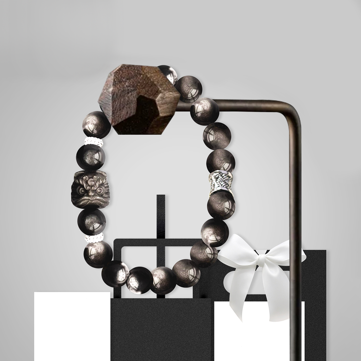 天然醒狮百搭高级感简约手链