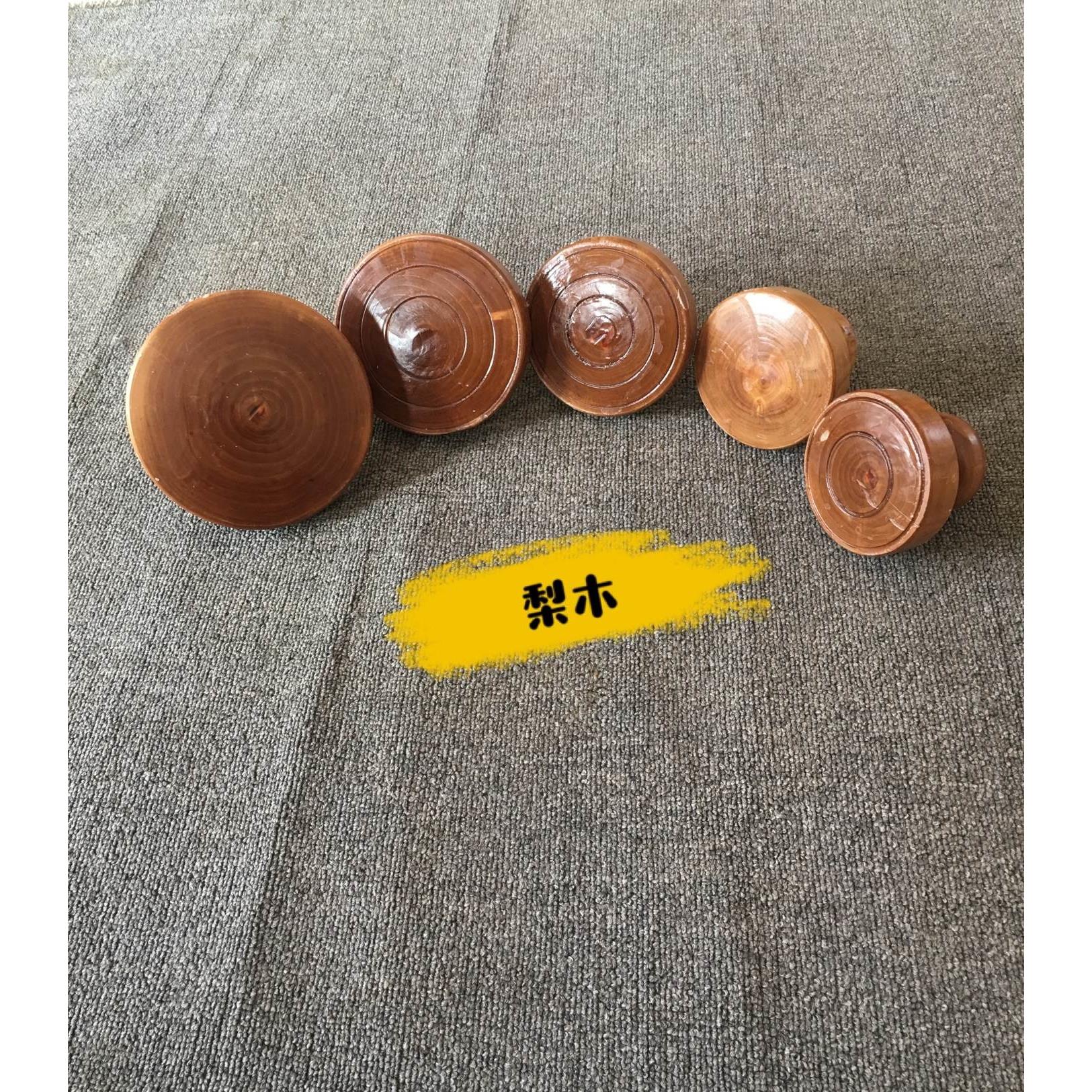实木烧饼肉夹馍模具火烧模具梨木手工火烧印子85cm到15cm包邮图片