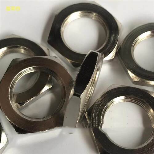 六角薄螺母气缸螺帽M12M14M16M18M20X1M22M24M26x1.5M27M28M30X2