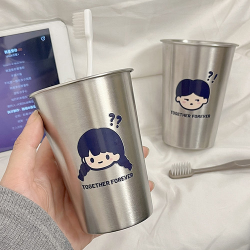 漱口杯优惠价便携304不锈钢