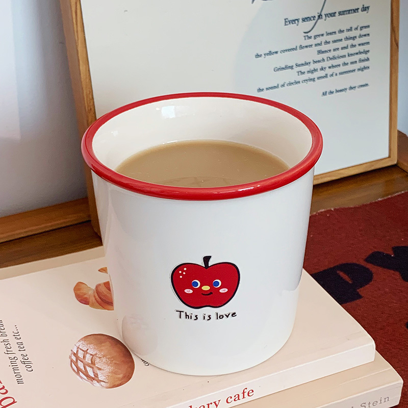 卡通简约陶瓷杯马克杯