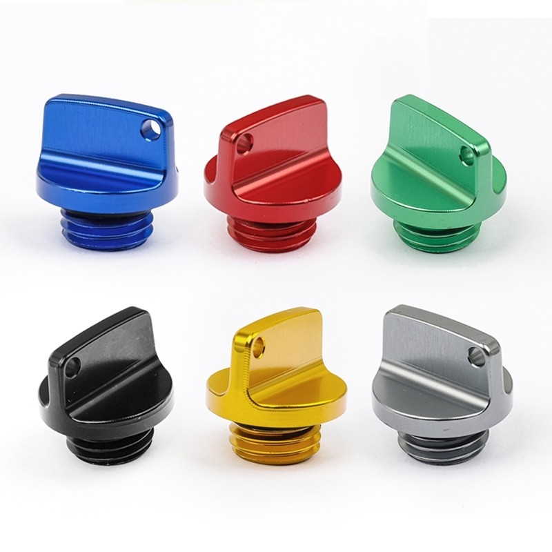 摩托车油箱盖改装机油孔盖加油螺丝适用雅马哈川崎发动机机油盖