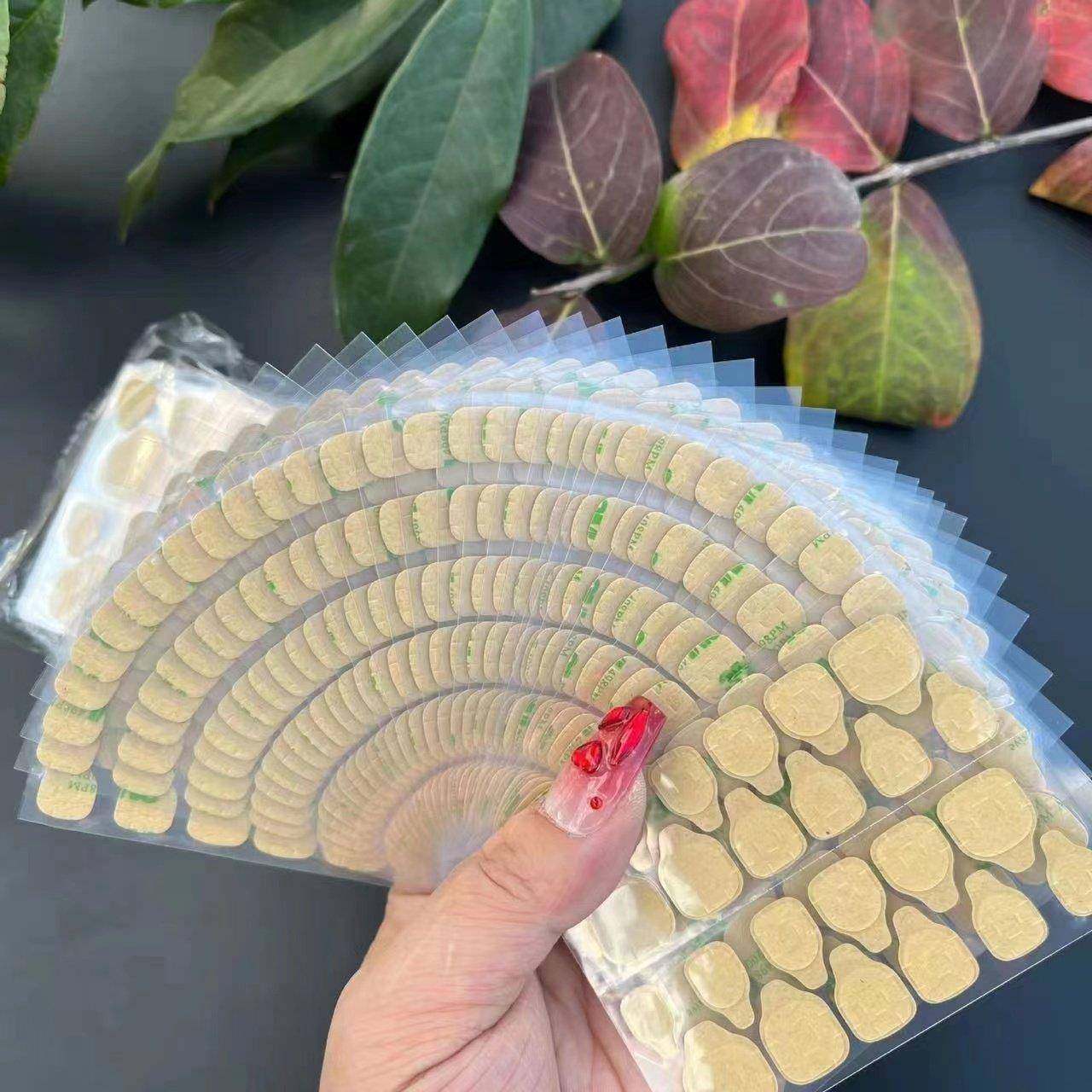 大量现货进口黄胶粉胶加粘果冻胶 超薄美甲双面胶手工甲片防水贴,彩妆/香水/美妆工具,美甲工具,淘宝优惠券,粉丝福利购,淘宝优惠卷