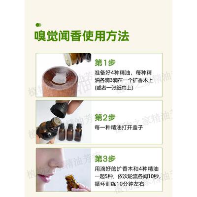 4瓶新冠嗅觉恢覆训练，减少损失，混乱恢覆，嗅觉训练，天然单一