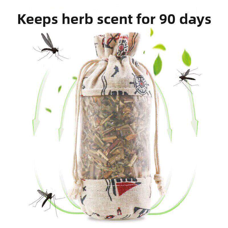 中药香包防蚊虫艾草香囊包香薰香袋端午挂包驱蚊神器中草药驱蚊包