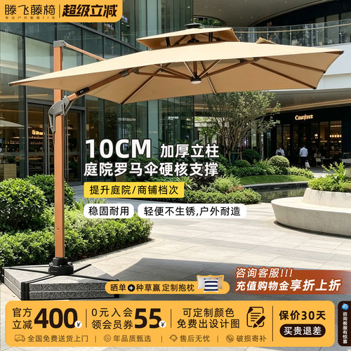【10CM杆】户外遮阳伞加粗加厚