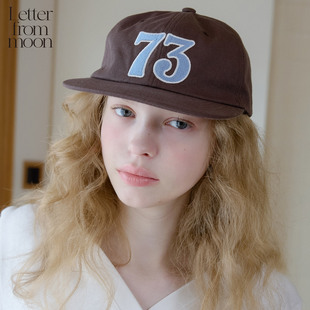 徐若晗同款 25秋遮阳帽棒球帽女美式 Letter moon 鸭舌帽 from