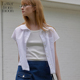 Letter 休闲简约百搭外套女 2024新款 from moon夏日清新泡泡领衬衫