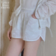 赵露思同款 25夏季 Letter from moon刺绣绑带短裤 款 简约女裤