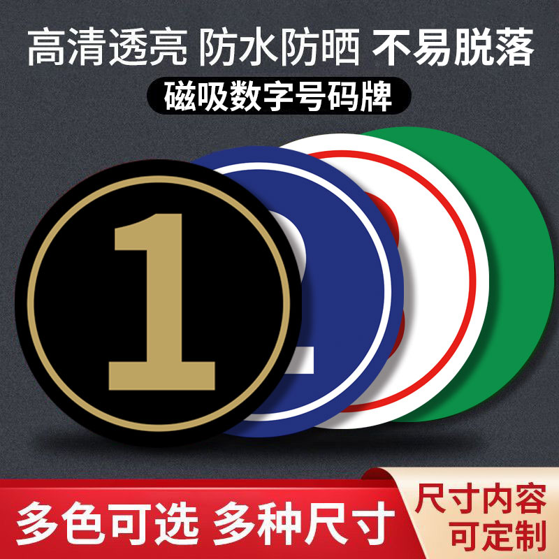 【热销爆款】数字号码贴