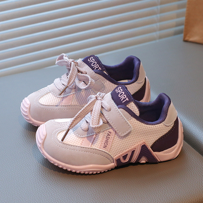 ABC Fans女童鞋网面运动鞋2026春秋新款中大童软底透气德训鞋儿童