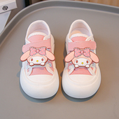 休闲运动鞋 ABC 2025春秋新款 小女孩时尚 Fans女童帆布鞋 儿童卡通鞋
