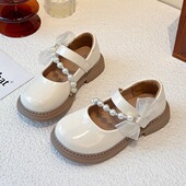 女孩洋气玛丽珍鞋 ABC 子 单鞋 2025春秋新款 Fans女童公主小皮鞋 时尚