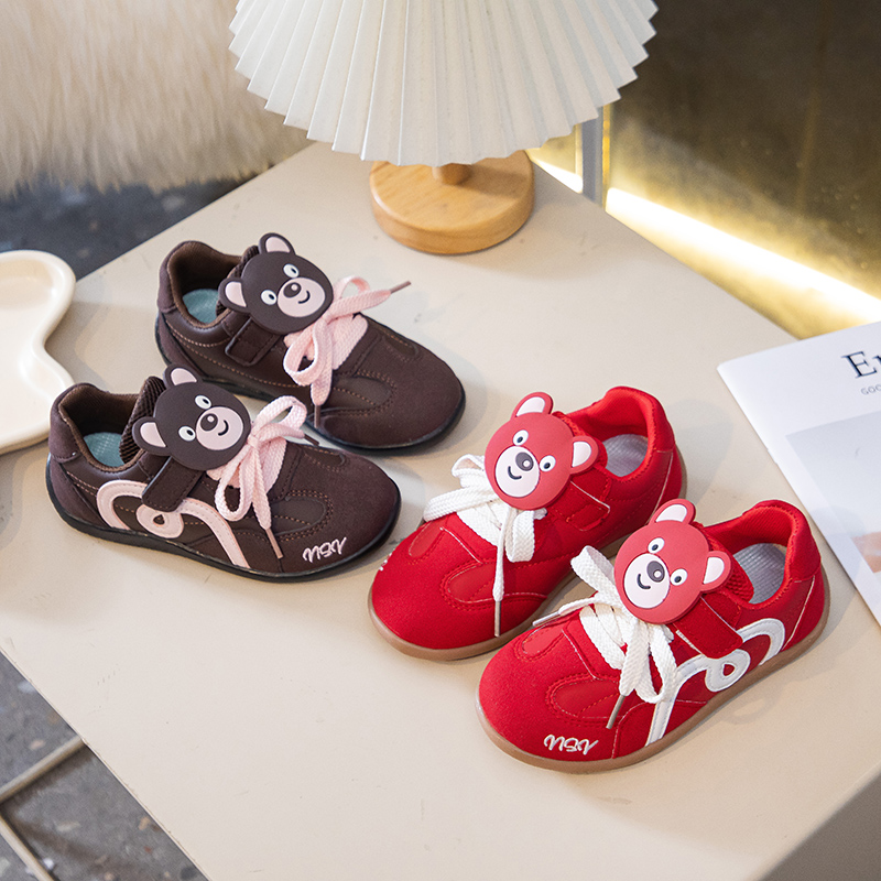 ABC Fans女童鞋子阿甘鞋2025春秋新款中大童软底运动鞋儿童德训鞋