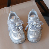 Fans女童鞋 中大童休闲鞋 子时尚 ABC 运动鞋 2026春秋新款 儿童小白鞋