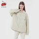 短外套 领保暖上衣女装 kirsh大樱桃2025秋冬宽松休闲棉服韩版 西装
