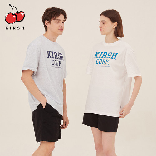 kirsh短袖T恤情侣款上衣