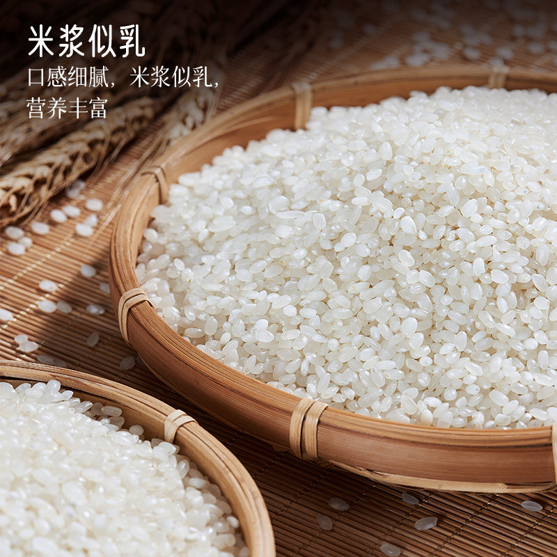 荣帆软糯香粳米500g圆粒小包装珍珠米当季新米煮饭煮粥农垦一级米 - 实物图