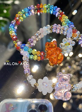 HALOkrACC韩国软糖小熊手链手链