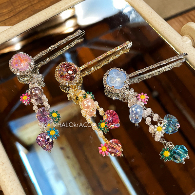 HALOkrACC韩国莫奈晨曦发夹