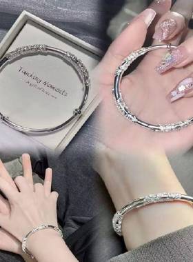 一半手镯一半手链闺蜜手链一人一半手链女生学生简约闺蜜手镯一对