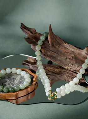 范语 · 和田玉晴水套组 项链手串 12mm 10564 10965