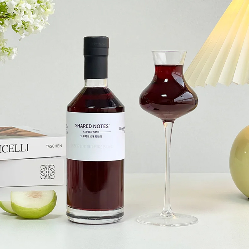 分享笔记北冰红冰酒晚收甜红葡萄酒甜型红酒女士低度微醺晚安果酒