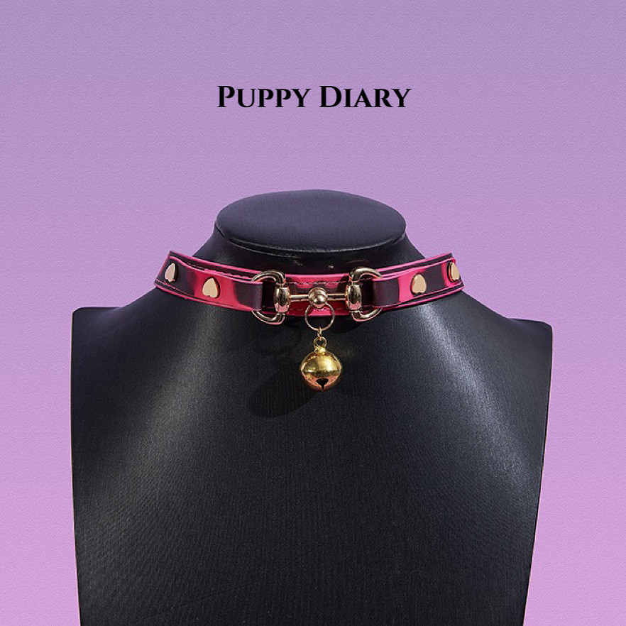 Puppy*温感变色铃铛项圈女choker男脖圈项链锁骨链情侣饰品牵引
