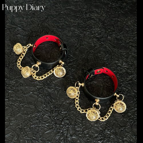 真皮宫铃手环女脚环链条