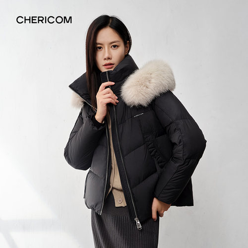 千仞岗时尚轻薄羽绒服女短款冬季新款休闲百搭保暖外套Y299203A