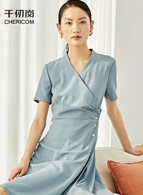 千仞岗女式春夏款小众设计淑女时尚连衣裙S272169L-1