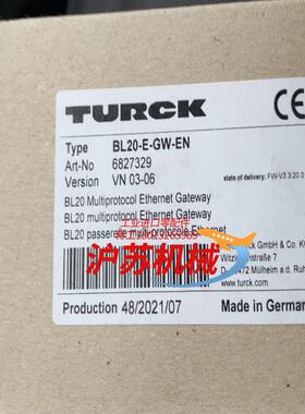 图尔克网口模块BL20-E-GW-EN  现货四个