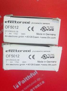 IFM OF5012 全新漫反射光电传感器 OFT-F