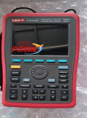优利德UTD1025C 手持200M双通道数字存储波器 实物