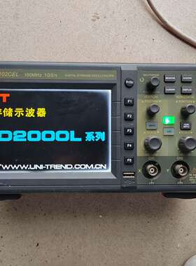 优利德UTD2102CEL数字示波器，100MHz带宽，1G