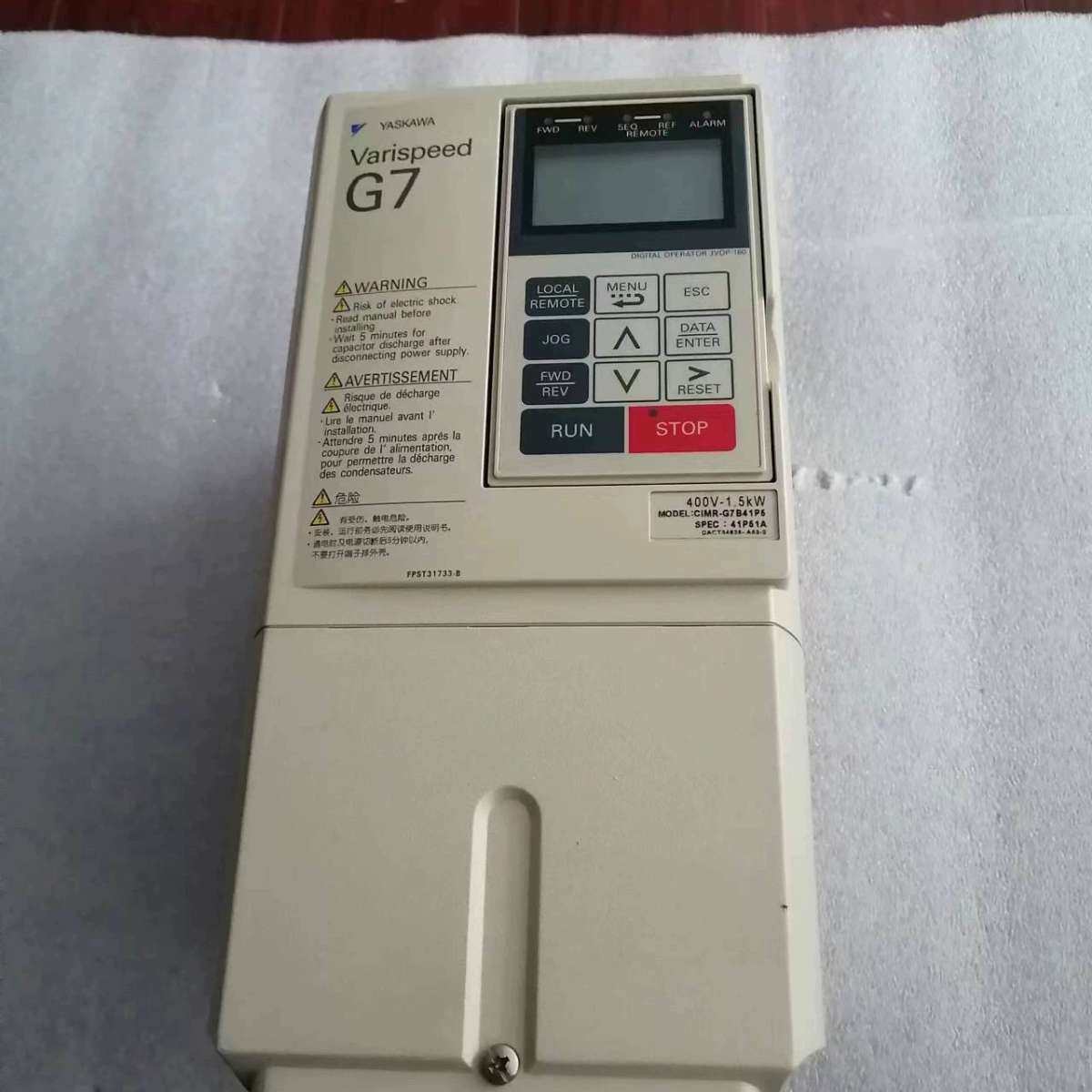 CIMR-G7B41P5 1.5KW 变频器 全新现货实