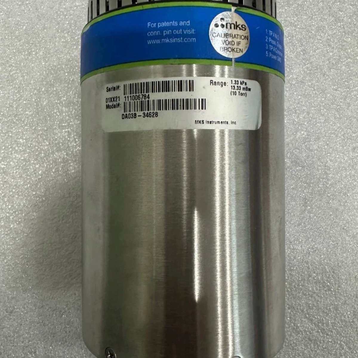 MKS BARATRON DA03B-34628 范围 1.