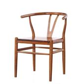 茶桌专用凳子现代靠背太师椅中式 餐厅桌椅家用仿实木茶椅北欧简约