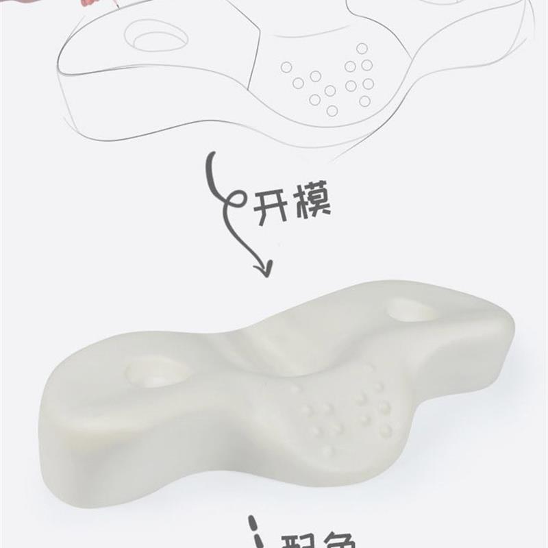 颈椎枕头太空记忆棉填充物低薄枕硬适中透气枕头带外套