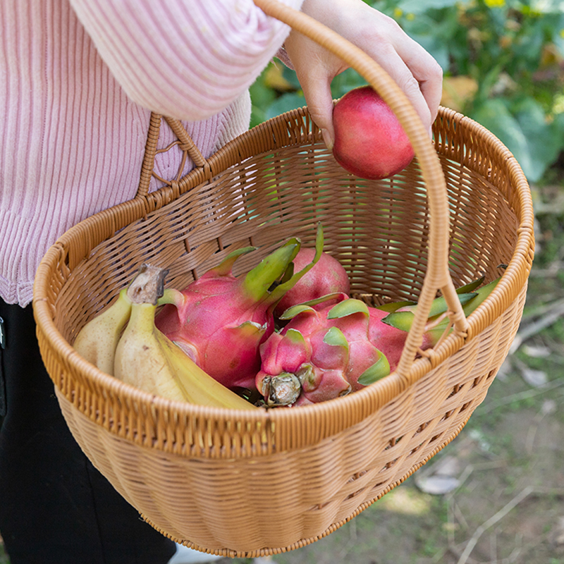 手提篮大号元宝家用购物篮