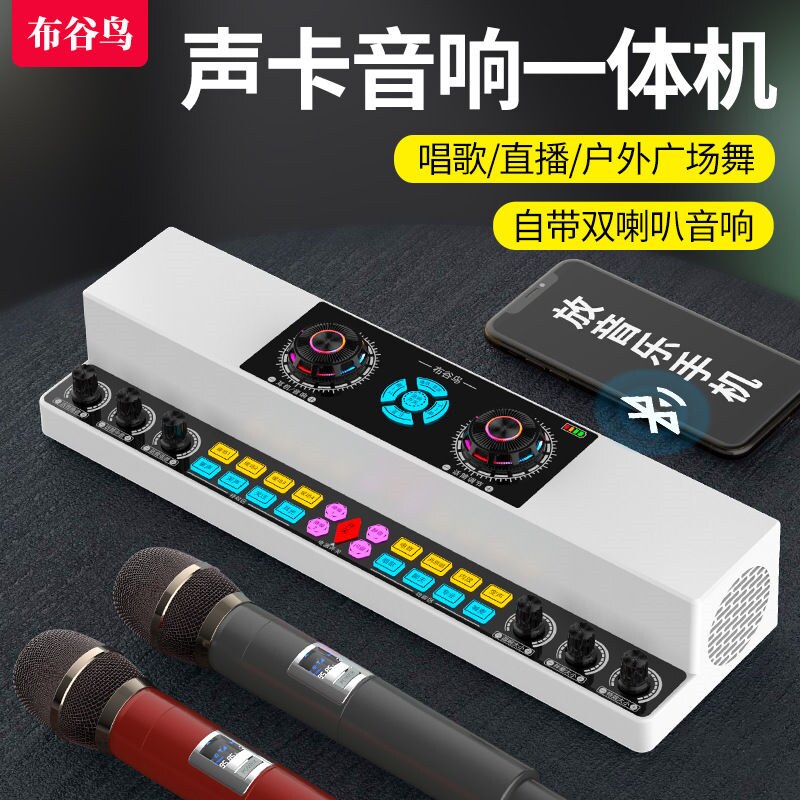 布谷鸟Y6话筒无线麦克风直播专用唱歌2022款声卡音响一体机变声器属于什么档次？