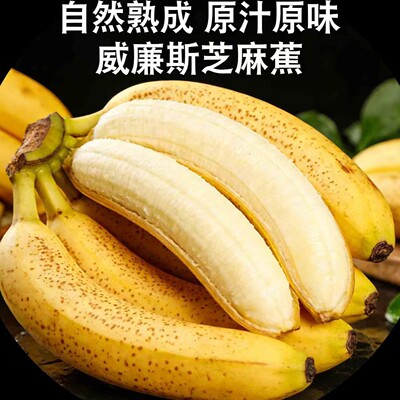 云南红河自然熟成威廉斯芝麻蕉
