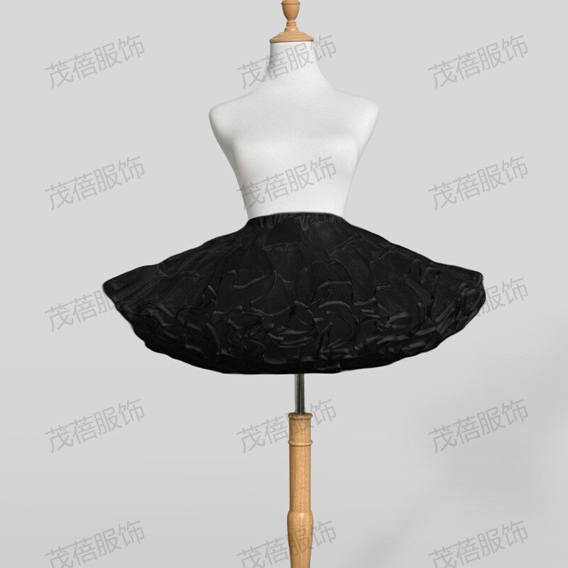 thumbnail for Bustle lolita 35cm boneless soft gauze support daily violence puffy skirt lolita skirt duck butt bustle