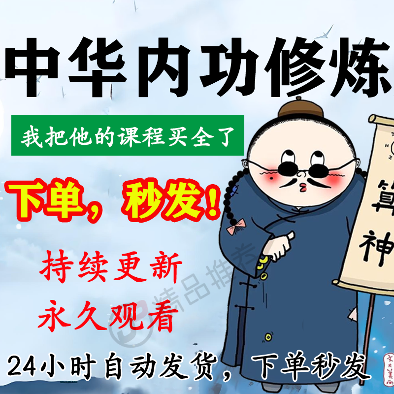 中华内功修炼视频教程合集大全国学教程学习入门精通